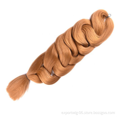 41Inch 165g Jumbo Braiding  Yaki Synthetic Hair ExtensionJumbo Crochet Braids Hair Attachment Fiber for Hair Jumbo